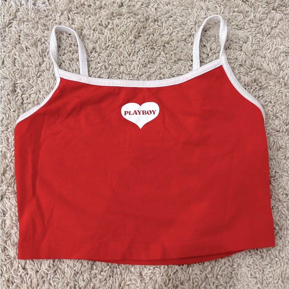 Red Heart Tank Top Playboy